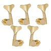 5 Pieces Electric Bass Closed Tuning Pegs Machine Heads L 2R