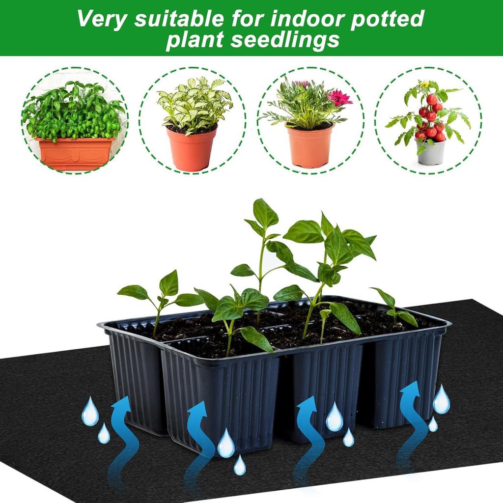 Self-Watering Plant Pot Mat Provide Nutrients for the Roots of Plants Used In Courtyard and Garden