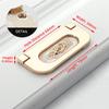 KAK Zinc Alloy Cabinet Knobs and Handles Tatami Hidden Door Handles Kitchen Handles Black Drawer Knobs Furniture Handle Hardware