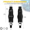 DREAMIZER 2PCS Whip Lights Barrel Spring Mounting Base LED Whip Lights Spring Base Quick Release Whip Spring Base Compatible with Cam Am Maverick X3