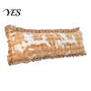 Luxury Decorative Sofa Cushion Covers Fluffy Body Pillow Cover, Faux Rabbit Fur Bed Cover with Zipper, Ruffle Hidden Zipper Trim, Plush Bubble