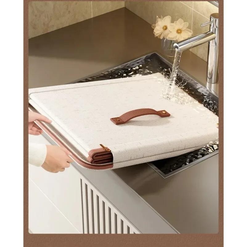 Large Household Storage Box Heavy-duty Hard Shell Cotton Linen Zipper Storage Organizer Box with Lid for Clothes Toys Blankets