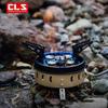High-Power Outdoor Portable Windproof Gas Stove with Five Heads for Camping, Picnics, and Barbecue Cooking.