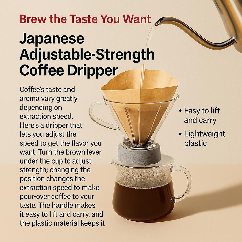 The Global Trend: Daiso Japan Adjustable Coffee Drippe