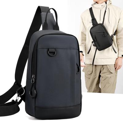 New Trendy Shoulder Bag Large Capacity Men's Breast Bag Outdoor Sports Chest Bag Multi-functional Messenger Backpack