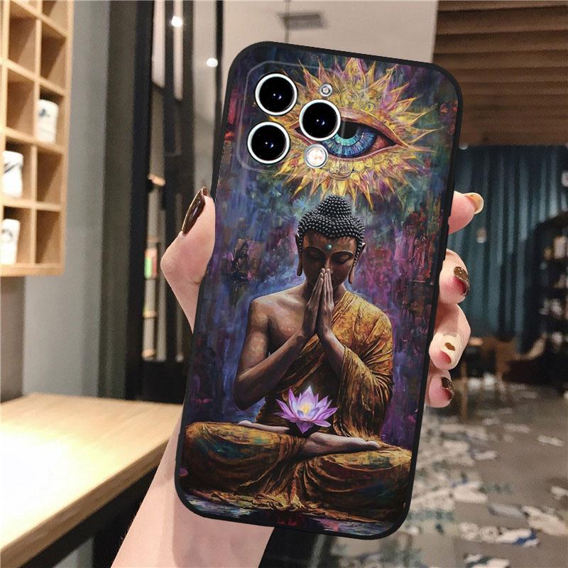 Phone Case For iphone 17 Pro Max 17 Pro Air 16 15 14 13 Pro Max 15 16 Pro 15Plus buddha