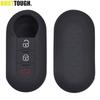 3 Button Silicone Key Cover Fit For Fiat 500 Panda Punto Bravo Lancia Ypsilon Stilo Ducato Delta Remote Hull Case Fob Protector