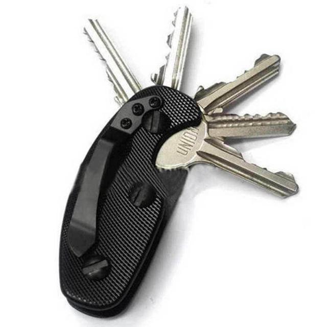 Smart Key Holder Portable Pouch Bag Case Wallet Holder Chain Car Key Wallet Housekeeper EDC Pocket Key Organizer Tools For Men