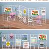 Kindergarten Art Display & Jewelry Hanging Mesh Rack