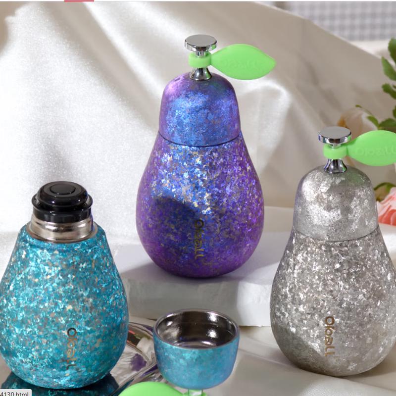 

Oball Goddess Pear Whisper Titanium Insulated Portable Water Bottle