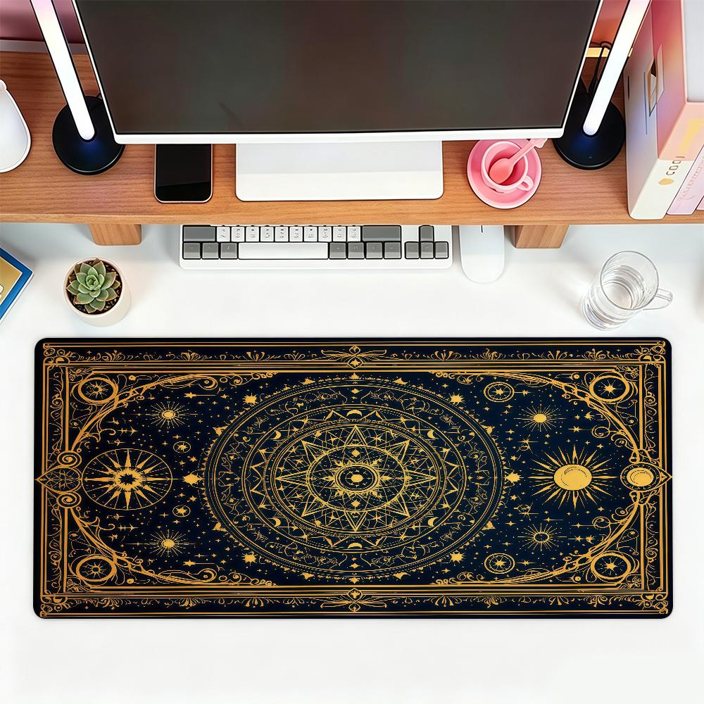 Tappetino Mouse Carta dei Tarocchi Magia Artistica Per Ufficio, Gaming e Tastiere Antiscivolo Grande Impermeabile