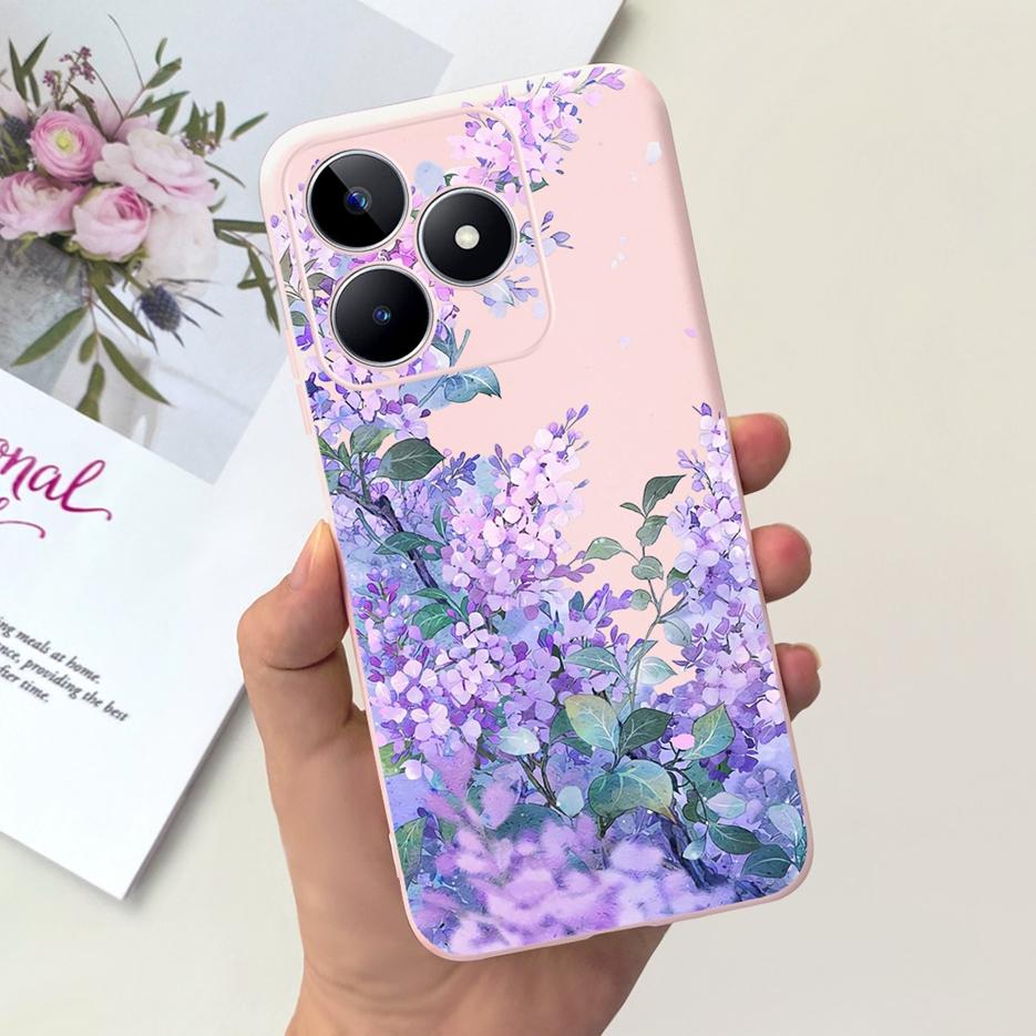 For Realme C51 Case RMX3830 Cute Astronauts Cartoon Cover Soft Silicone Phone Case For Realme C53 C 51 RealmeC51 RealmeC53 Shell