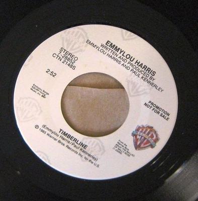 7inch Record EMMYLOU HARRIS - Timberline 728852 Warner Bros. Re 1985 US Folk Used