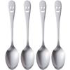 Nagao Nico Dessert Set of Made In Japan Tsubame-Sanjo Spoons, 4, 17.5cm, NY-2,