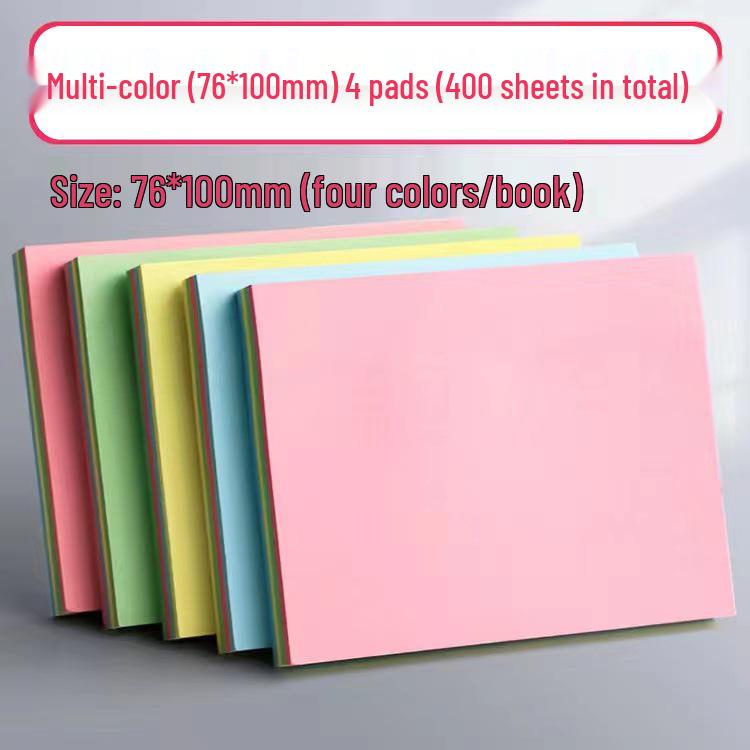 Sticky Notes Memo Pads - Full Adhesive Stickers for Students