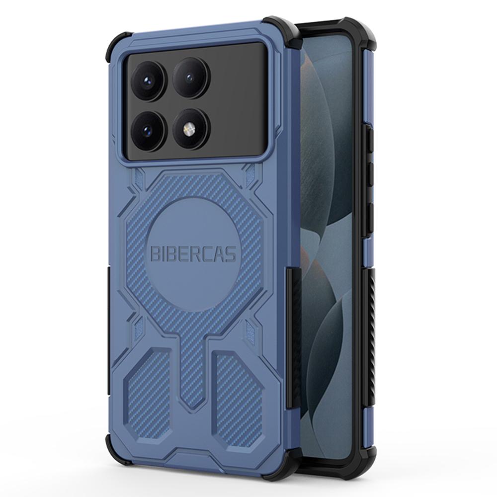BIBERCAS J-16 Series For Xiaomi Redmi K70E 5G/Poco X6 Pro 5G Case Compatible with MagSafe Anti Drop TPU+PC Phone Cover