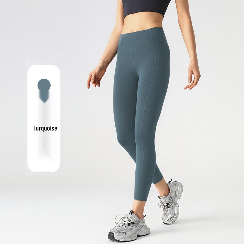 Women's Butt Lifting Yoga Pants with Side Pockets - Outdoor Fitness Leggings