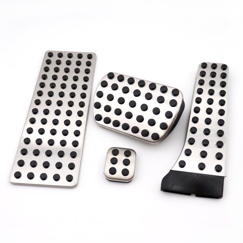 Mercedes-Benz C-Class Anti-Slip Pedal Set - Decorative Accelerator, Brake & Rest Area Accessories