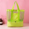 Heat Preservation Lunch Snacks Bag Mesh Transparent Bag Sundries Storage Bag Picnic Beach Bags