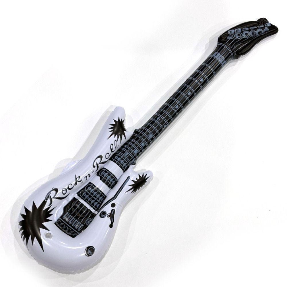 Inflatable Inflatable Guitar Balloon Random Color Guitar Foil Balloons  Children Toys