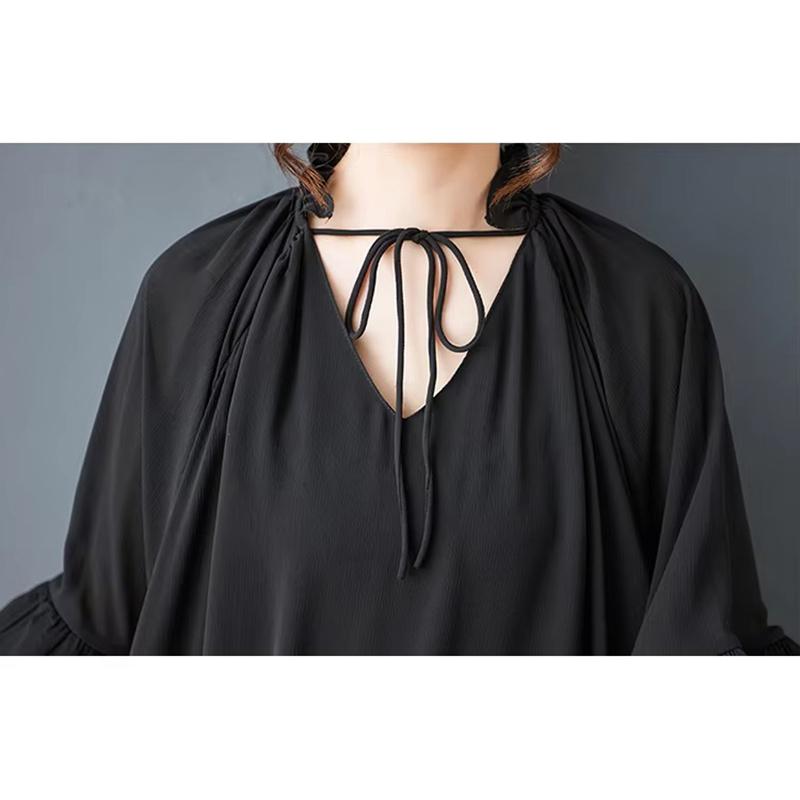 Xitao Drawstring Irregular Loose Dress ZMY1387
