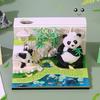 Time Piece 3D Desk Calendar 2027 Paper Carving Tear-away Design for Artistic Home Office Space