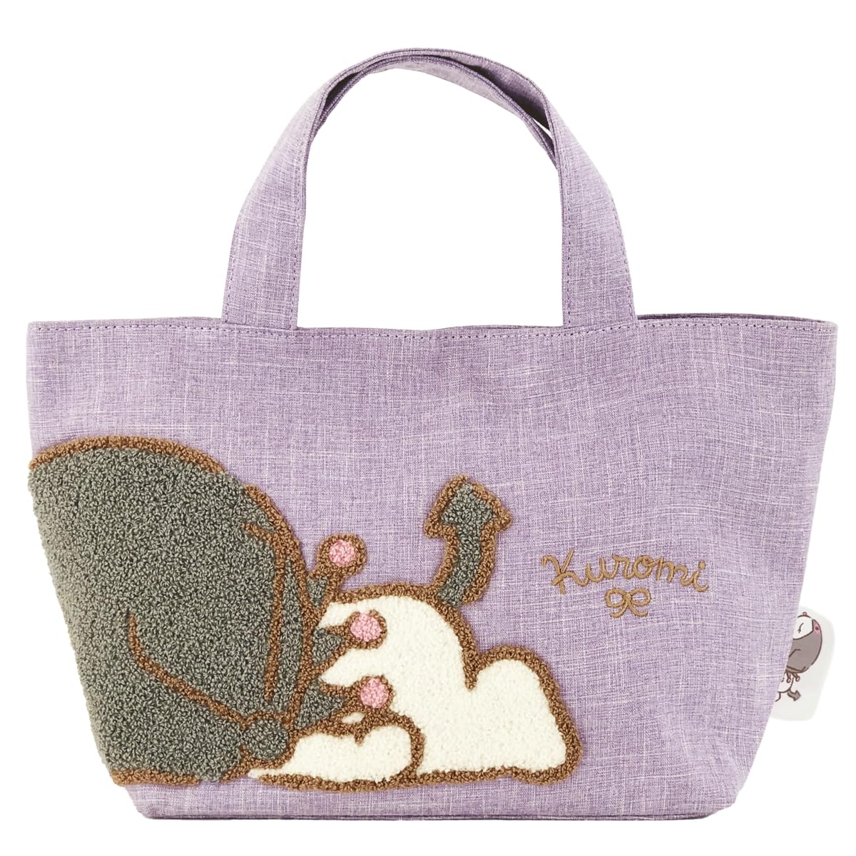 

Сумка-тоут Yasuda Tsusho Sanrio с персонажами Дарарин Сагара с вышивкой Kuromi KUtotebag606 В20×Ш34×Г12см