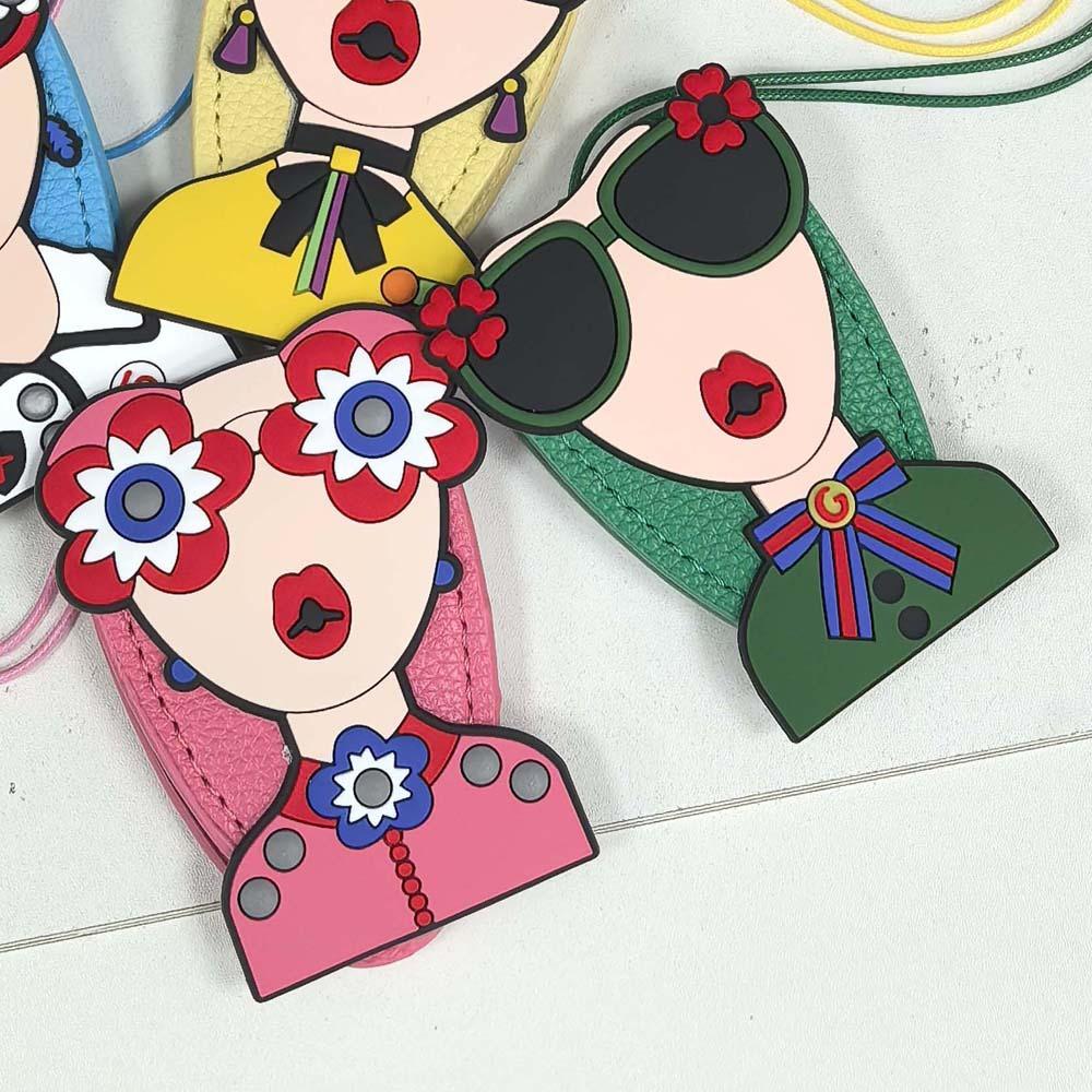 Embroidery Leather Sunglasses Storage Necklace Anti-lost Magnetic Glasses Protective Rope  School