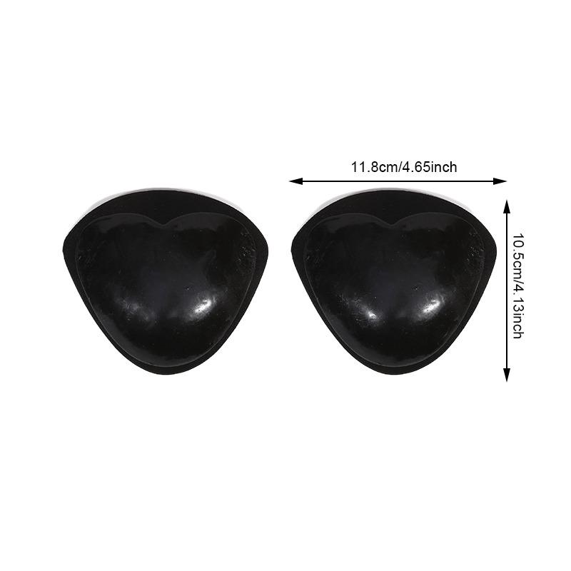 2pcs Silicone Bra Inserts Breast Pads Sticky Push-up Women Bra Cup Thicker Nipple Cover Patch Bikini Inserts for Swimsuit Gifts
