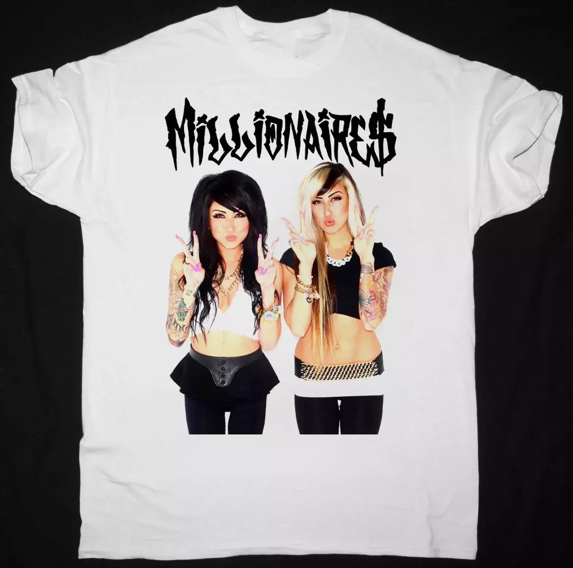 NEW MILLIONAIRES Band Member Short Sleeve T Shirt Full Size S-5XL S разноцветный