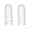 Finger Condoms Adult Sex Toys Spike Condom Women Stimulation Female Vagina Clitoris Silicone dotted Finger Coats Adult supplies