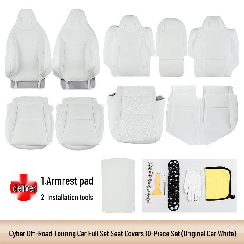 

Tesla Cybertruck Full Coverage Car Seat Cushion Compatible with Cybertruck