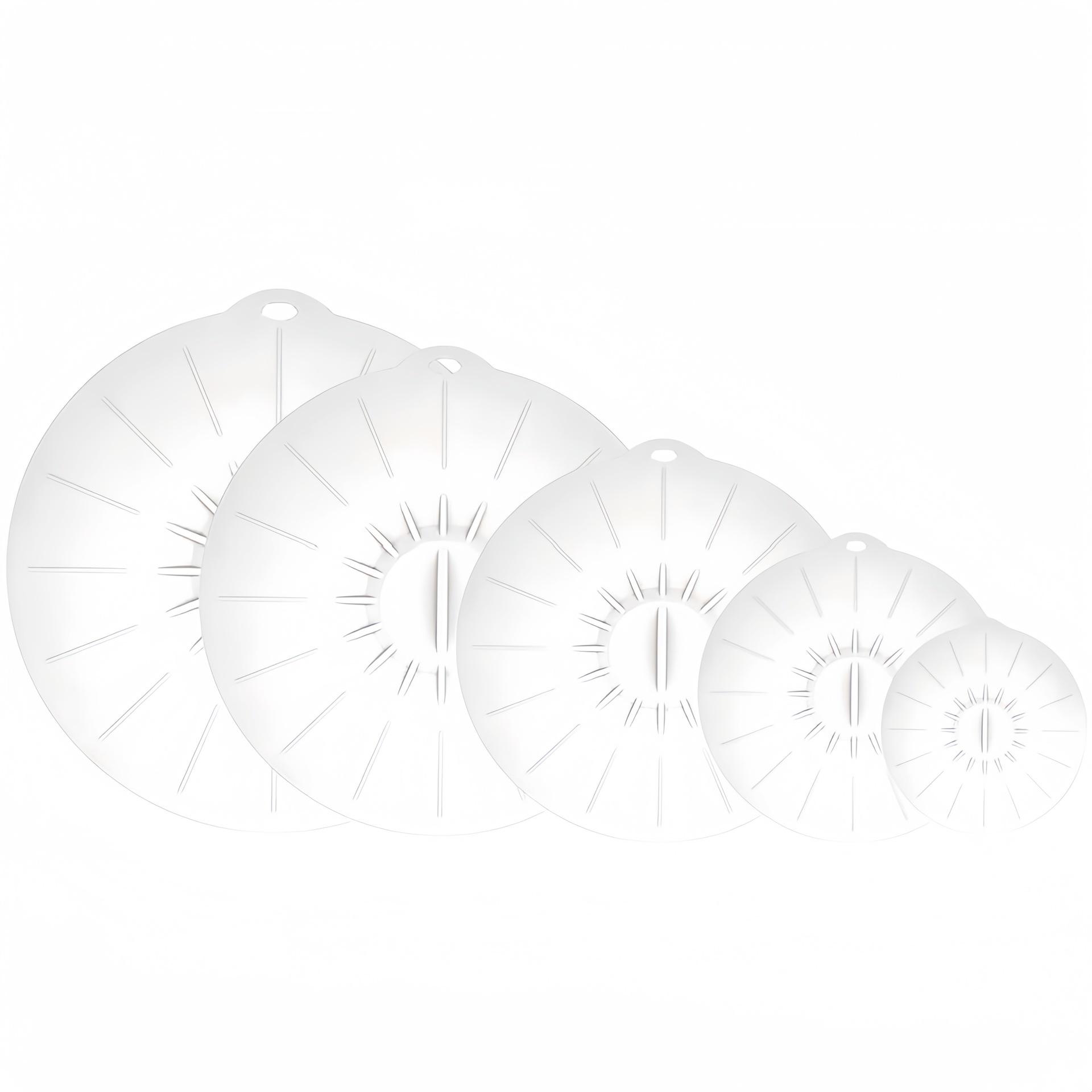 

Набор силиконовых крышек для сохранения свежести: Набор из 5 крышек для кастрюль и мисок для микроволновой печи, предотвращающих переливание и защищающих от пыли Single Diameter 10CM (Smallest)