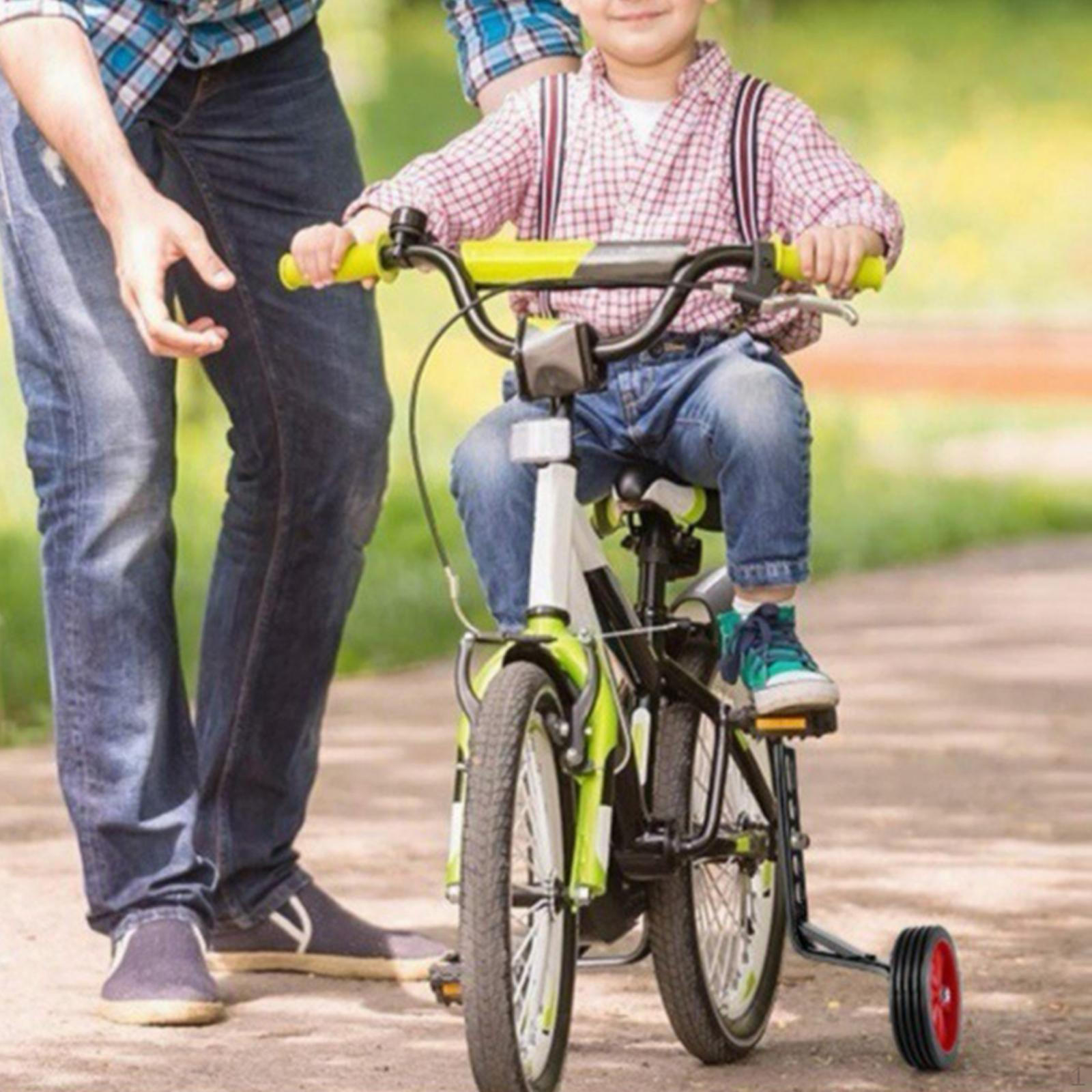 

Регульовані тренувальні колеса для дитячих велосипедів 12 до 20 Задня підтримка чорний