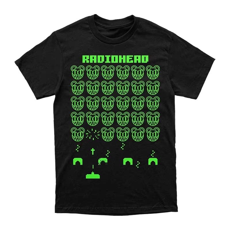 2026 Radiohead (Radio Commander) Rock Band American Casual Minimalist Cotton T-shirt