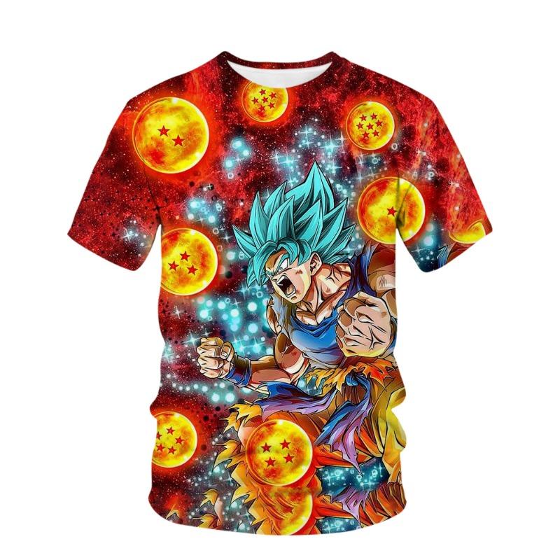 2024 Fashion Summer New 3D Cartoon Ghost Blade Anime Printed Short Sleeve Casual Loose Comfortable Round Neck T-shirt
