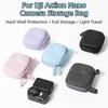 For DJI Action Osmo Nano Mini Storage Case Body Bag PU Velvet Thumb Camera Portable Bag Travel Carrying Box For DJI Osmo Nano
