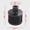 Universal 12mm Cold  Air Intake Filter Small Mushroom Breather Pod Filter For Engine Crank Case Vent Motorcycle Modification