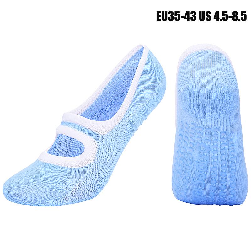 

Высококачественные женские носки для пилатеса, нескользящие, дышащие, с открытой спиной, для йоги, голые щиколотки, женские носки для балета, спорта, фитнеса, спортзала EUR35-40 US4.5-8.5