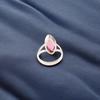 Rosa Turmalin Ädelsten 925 Sterling Silver Smycken Handgjorda Trendiga Ring RR-23-6