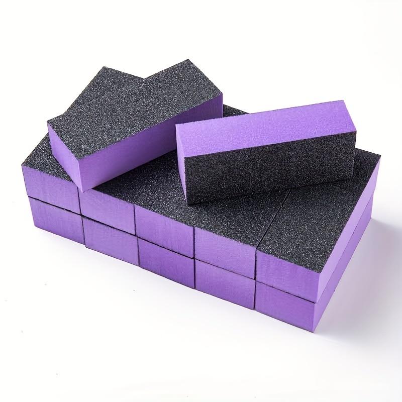 Purple Nail Buffer Block for Polishing and Shaping Nails