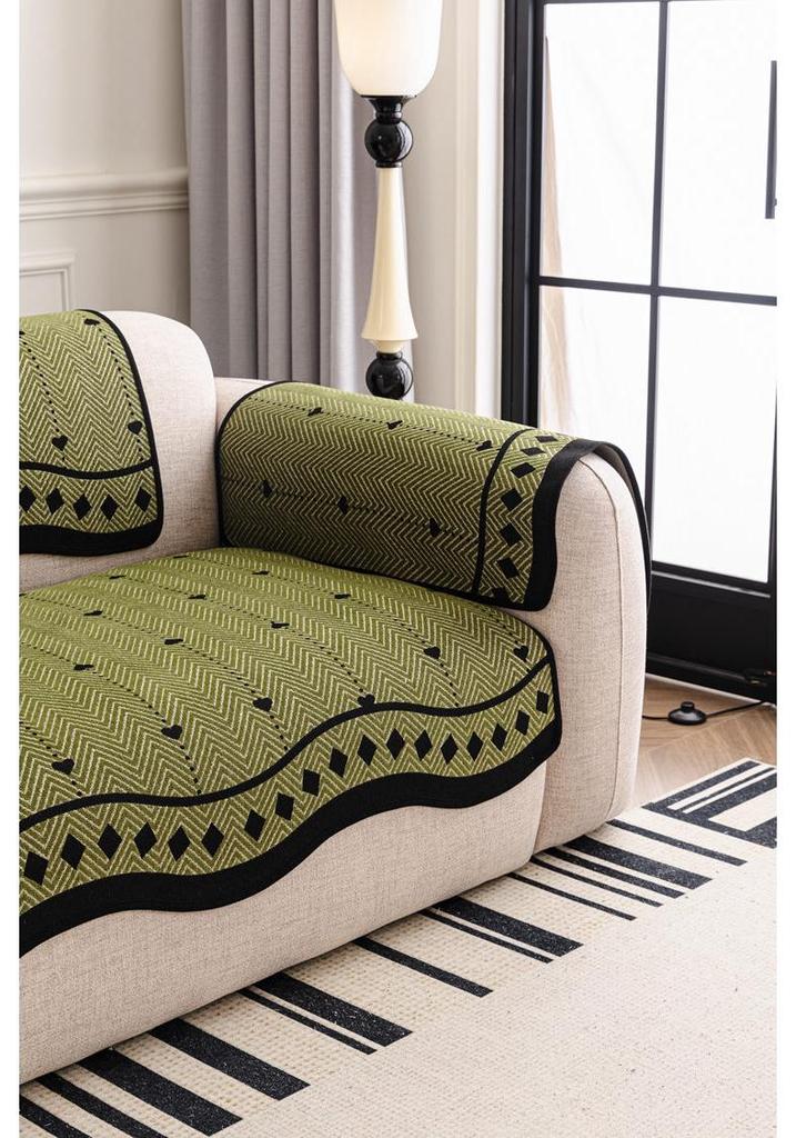 French Retro Irregular Non-Slip Sofa Cushion - All-Season Universal 2025 Cover