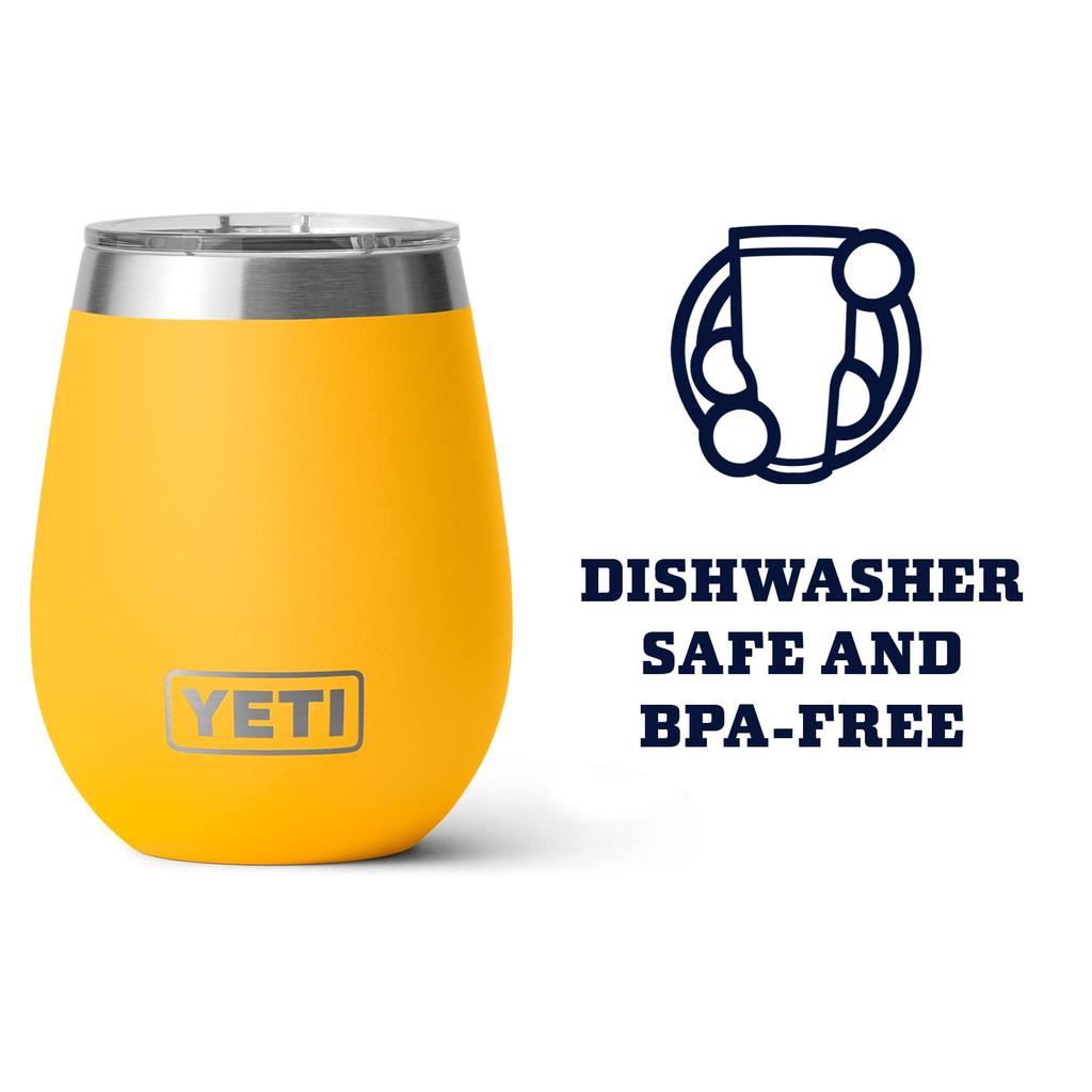 YETI Wine 10oz Tumbler, (295ml) (Alpine Yellow)