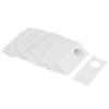 600Pcs White Plant Label PVC Garden Marking Sign Durable Plant Tag  Garden and Courtyard Use