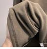 Korean Style Brushed Long-Sleeve T-Shirt for Women - 2025 Autumn/Winter, Collarbones Show Style, Inner Top