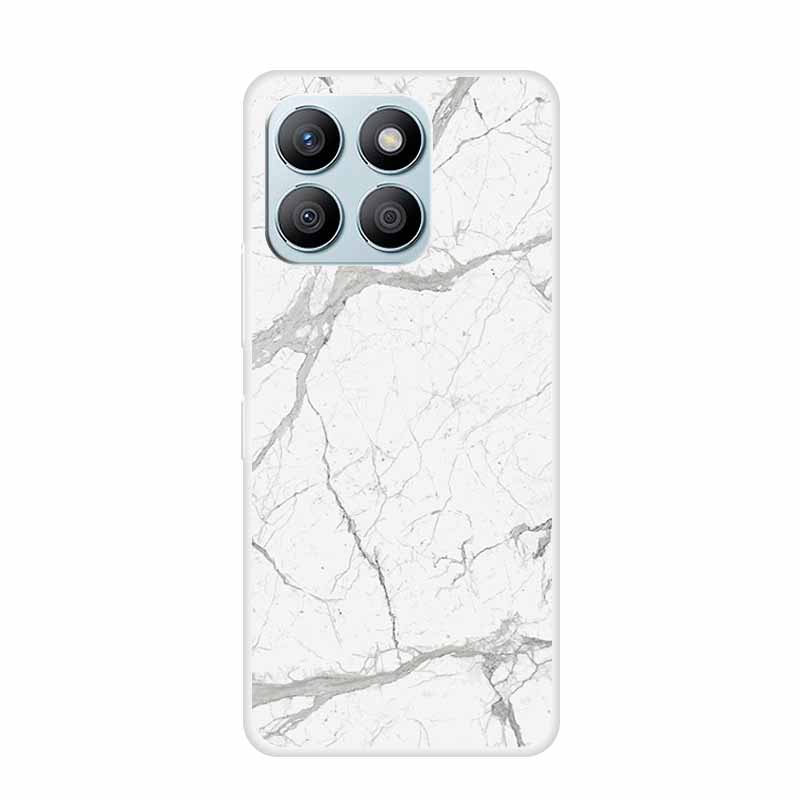 For Honor X8C X8B Phone Case For Huawei Honor X 8 C B X8 8C 8B Soft Silicone TPU Transparent Funda Clear Marble Patterns Cover