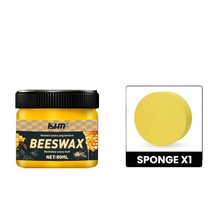 

Полироль для ухода за мебелью из пчелиного воска - Натуральный восстановитель деревянных полов, Защищает, Подчеркивает поверхности из твердых пород дерева в столовых, гостиных