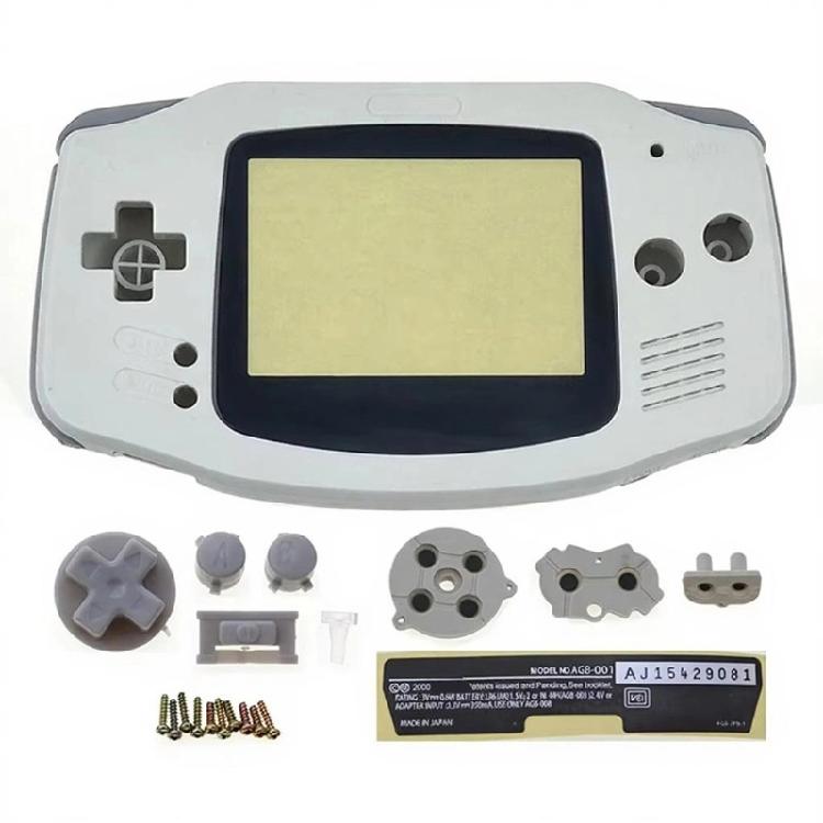 AGB-001 Older Handheld Repair Housing Kit with Shell Openings, Contact Layers and Screw Set for Service Stock Needs Daily