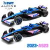 ABBP1 Bburago 1:43 BWT Alpine 2023 A523 #10 #31 F1 Racing Formula Car Static Simulation Diecast Alloy Model Car