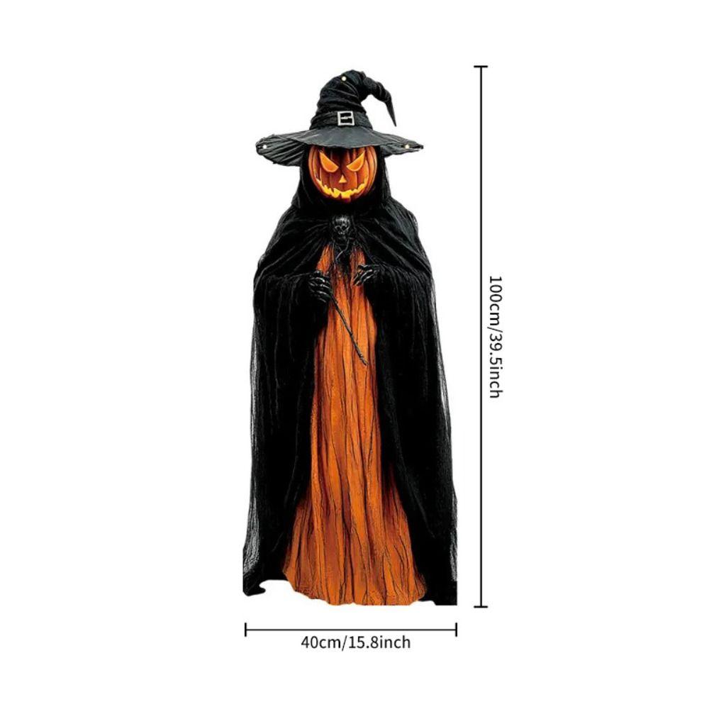 Realistic Pumpkin Man Background Cloth Halloween Hanging Decorations Halloween Party Decorations